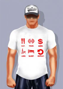 Дизайнерские футболки FS: для зала