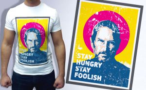 Дизайнерские футболки FS: Стив Джобс