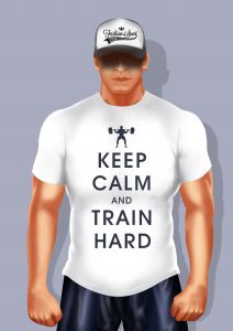 Дизайнерские футболки FS: KEEP CALM and TRAIN HARD